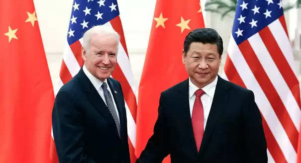 Biden and Xi Jinping 