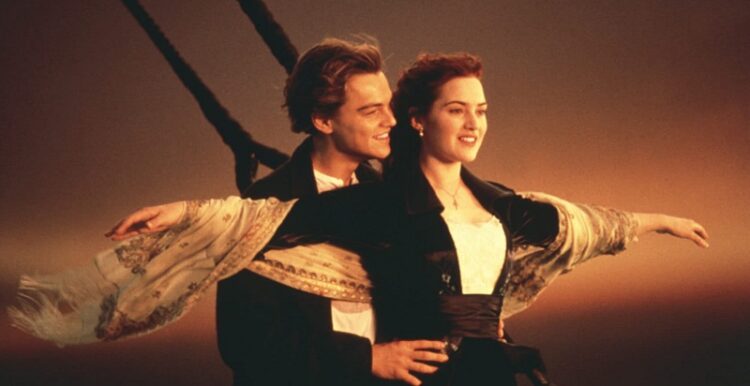 Titanic (1997)
Directed by James Cameron
Shown from left: Leonardo DiCaprio, Kate Winslet