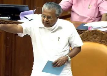 Kerala, Aug 24 (ANI): Kerala Chief Minister Pinarayi Vijayan speaks during the Kerala assembly session, in Thiruvananthapuram on Monday. (ANI Photo)