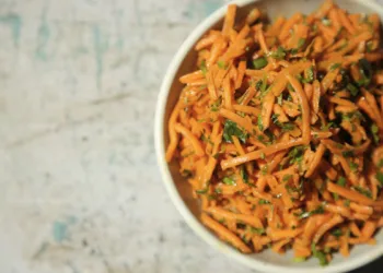 Cumin-Spiced Carrot Salad, a recipe from Matthew Card. Stephanie Yao Long/Staff