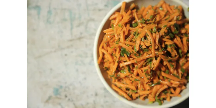 Cumin-Spiced Carrot Salad, a recipe from Matthew Card. Stephanie Yao Long/Staff