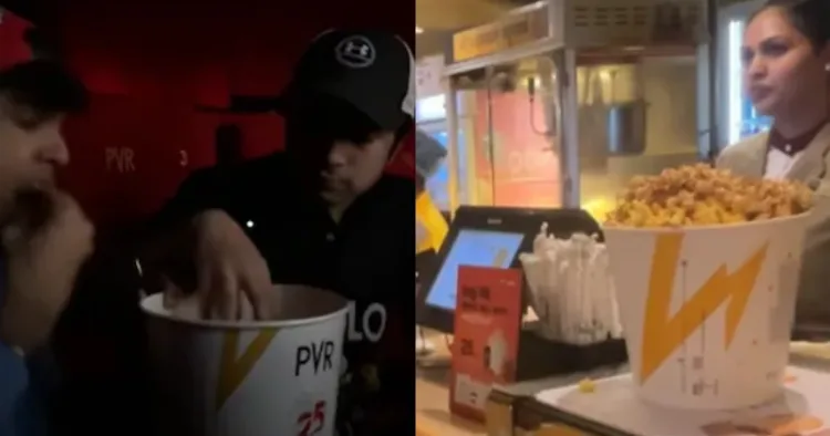 Instagram Influencer Collects 3 Kg Popcorn At PVR Cinema