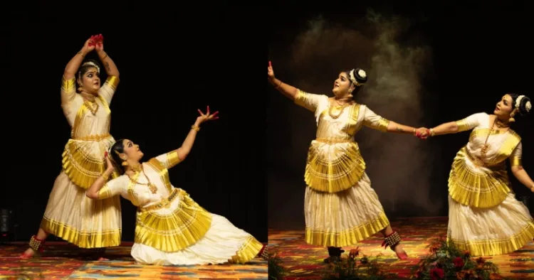 Mohiniyattam performed by Soumyashankar and Rajalakshmi at the Ananthapuri Dance Festival 