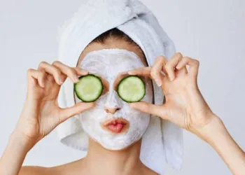Skin care and treatment, spa, natural beauty and cosmetology concept, over white background