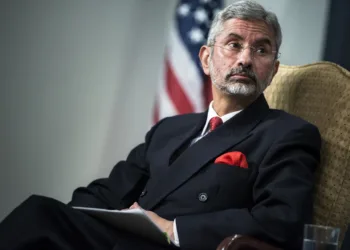 Subrahmanyam Jaishankar, India's Ambassador to the United States, waits to speak at the Carnegie Endowment on January 29, 2014 in Washington, DC. Jaishankar spoke about US-India relations and his new posting as ambassador to the United States. AFP PHOTO/Brendan SMIALOWSKI        (Photo credit should read BRENDAN SMIALOWSKI/AFP via Getty Images)