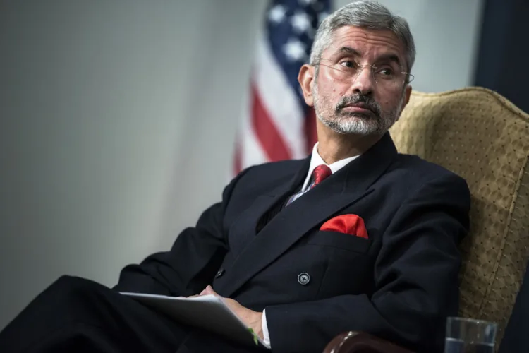 Subrahmanyam Jaishankar, India's Ambassador to the United States, waits to speak at the Carnegie Endowment on January 29, 2014 in Washington, DC. Jaishankar spoke about US-India relations and his new posting as ambassador to the United States. AFP PHOTO/Brendan SMIALOWSKI        (Photo credit should read BRENDAN SMIALOWSKI/AFP via Getty Images)