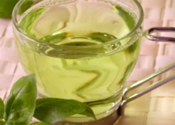 Drink a glass of green tea in the morning...