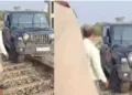 Youth arrested for driving jeep on railway tracks to film reel