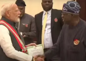 Nigeria's Grand Commander of the Order of Niger conferred on Prime Minister Narendra Modi