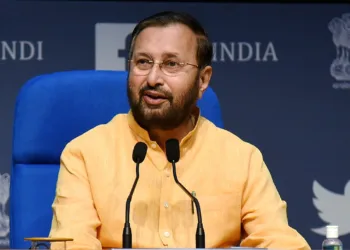 .The Union Minister for Environment, Forest & Climate Change, Information & Broadcasting and Heavy Industries and Public Enterprise, Shri Prakash Javadekar holding a press conference on Cabinet Decisions, in New Delhi on October 21, 2020.