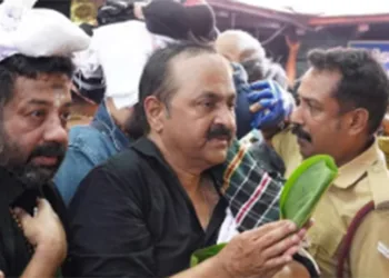 V.D. Satheesan visits Lord Ayyappa after 10 years