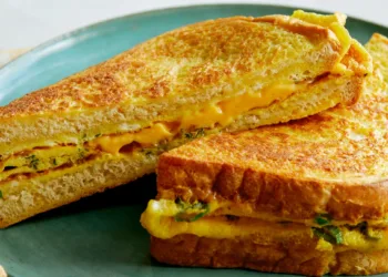 Egg and Cheese Bread Omelet