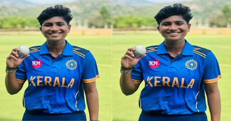 കേരളത്തിന് വേണ്ടി 3 വിക്കറ്റ് നേടിയ നജ്ല സി.എം.സി